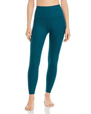 Beyond Yoga Spacedye Take Me Higher Long Legging In Deep Sea Heather