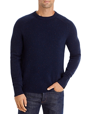 Rag & Bone Harlow Donegal Cashmere Sweater In Navy Multi
