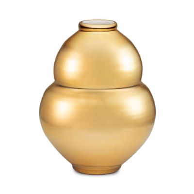 AERIN - Sancia Gourd Vase, Gold