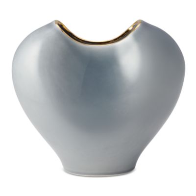 AERIN - Paola Small Vase, Dusk Blue