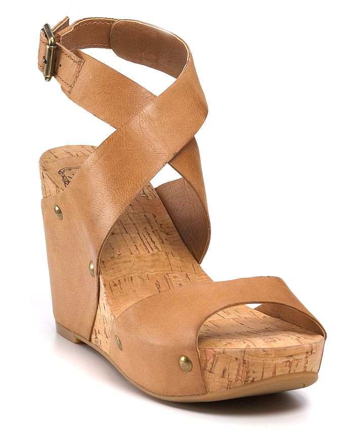 Lucky Brand "Moran" Platform Wedges Bloomingdale's