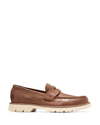 Cole Haan Modern Classics Penny Loafers – Mocassini Uomo In Piena Pelle Oliata, Suola In Pelle Con Inserti Gomma, Comfort EVA