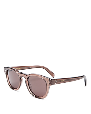 Celine Square Sunglasses, 49mm In Brown
