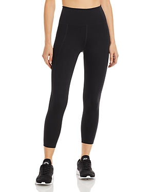 Girlfriend Collective High Rise Full Length Recycled Compression Leggings Black In Black