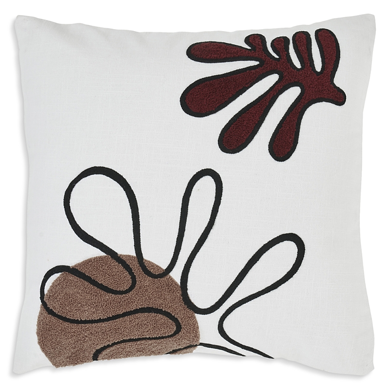 Ren-Wil Erin White/Multi Decorative Pillow, 20 x 20