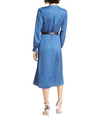 アウトレット直送 MICHEALKORS(マイケルコース)CONTRASTSTITCH DRESS