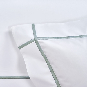 Yves Delorme Athena Standard Pillowcase In Fjord