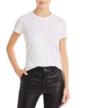 Atm Anthony Thomas Melillo Schoolboy Tee In White/silver