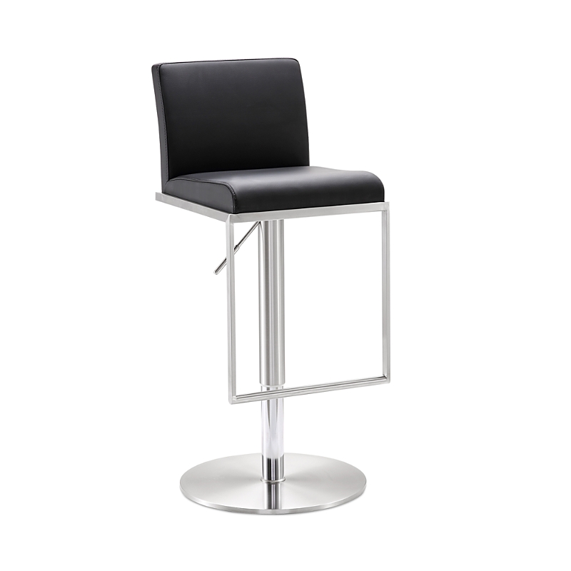 Tov Furniture Amalfi Stainless Steel Adjustable Barstool