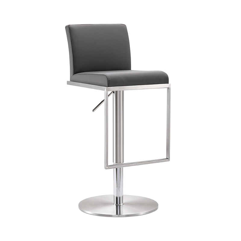 Tov Furniture Amalfi Stainless Steel Adjustable Barstool