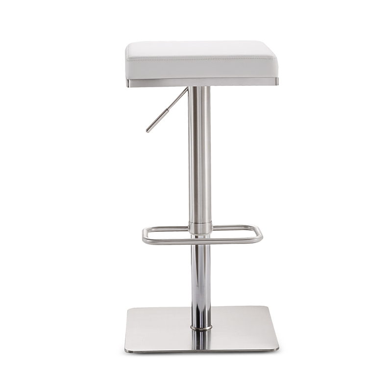 Tov Furniture Bari Stainless Steel Adjustable Barstool