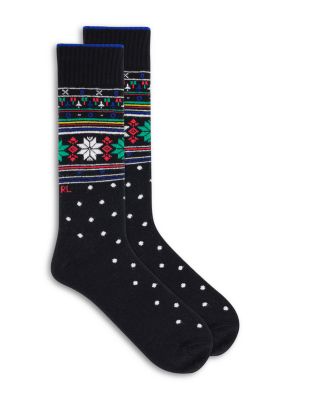 Polo Ralph Lauren - Snowflake Fair Isle Socks