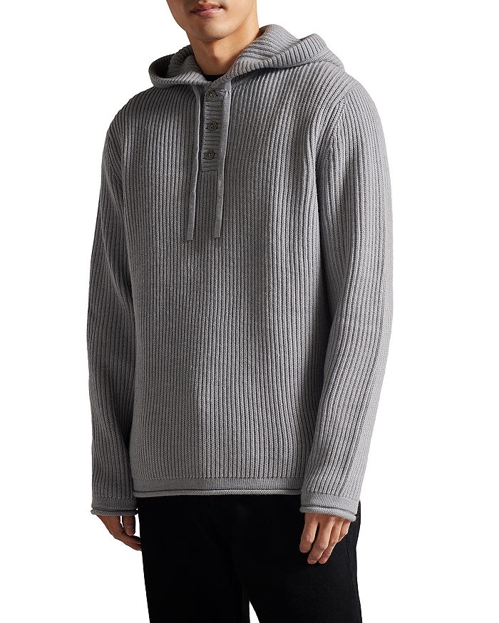 Ted Baker Mallaig Quarter Button Hoodie | Bloomingdale's