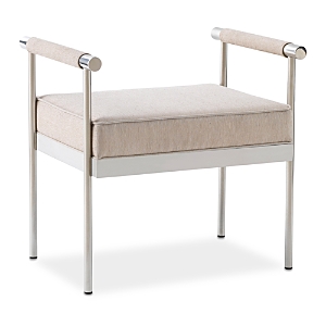 Shop Tov Furniture Diva Velvet Bench In White