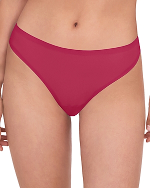Chantelle Soft Stretch One-size Seamless Thong In Wild Strawberry