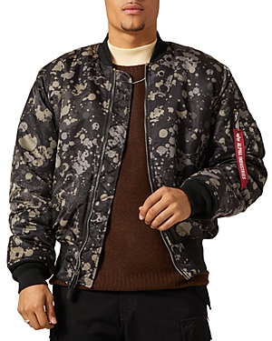 Alpha Industries Alpha Ma 1 Flight Jacket In Territory Black