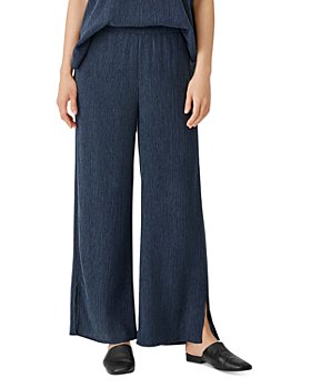 Eileen Fisher - Crinkled Straight Ankle Pants