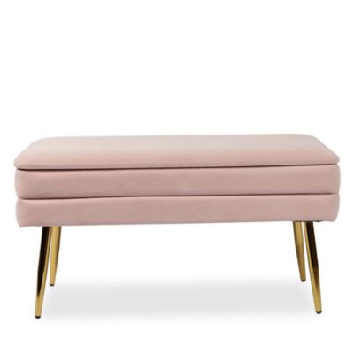 Ziva Velvet Storage Bench