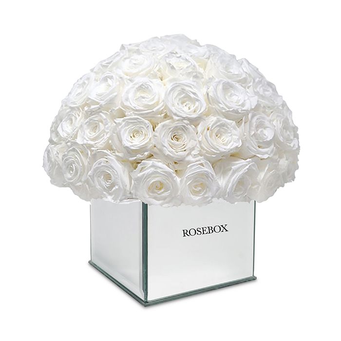 Rose Box NYC 80 Rose Mirrored Half Ball of Roses Bloomingdale's