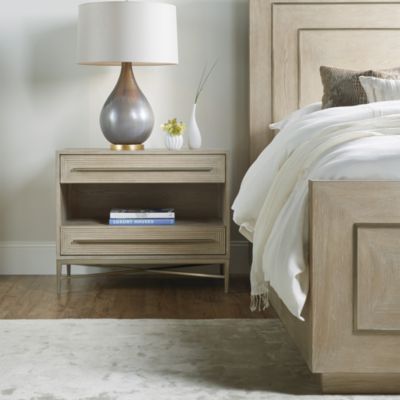 Cascade Two Drawer Nightstand