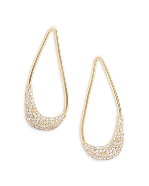 Baublebar Ginger Pave Open Drop Earrings In Gold Tone In Gold