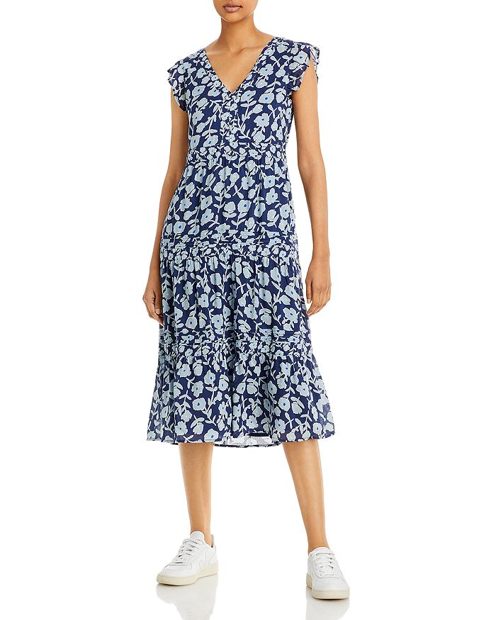 Vineyard Vines Rock Rose Floral Print Dress Bloomingdale's