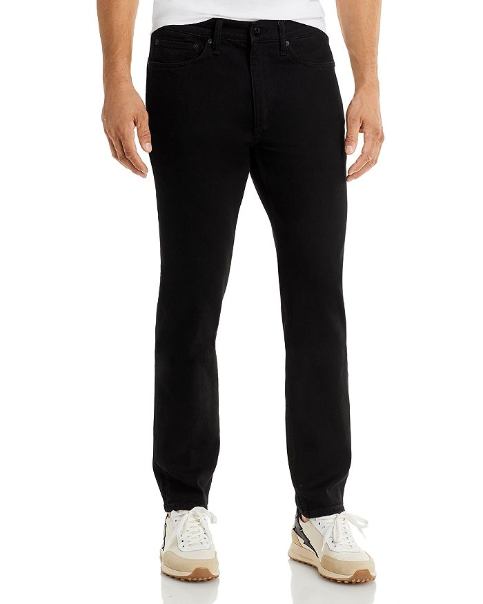 Rag & Bone Fit 2 Slim-fit Stretch-denim Jeans In Black