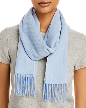 C by Bloomingdale's Cashmere - Herringbone Cashmere Scarf - 100% Exclusive