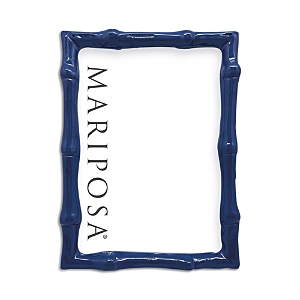 Shop Mariposa Bamboo-look 5 X 7 Frame In Blue