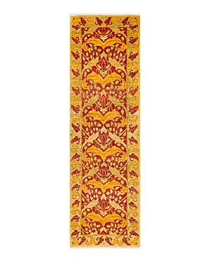 Bloomingdale's Artisan Collection Arts & Crafts M1601 Runner Area Rug, 2'6 X 8'6 In Red