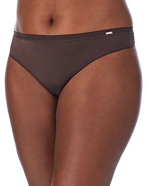 Le Mystere Infinite Comfort Thong In Cocoa Bean