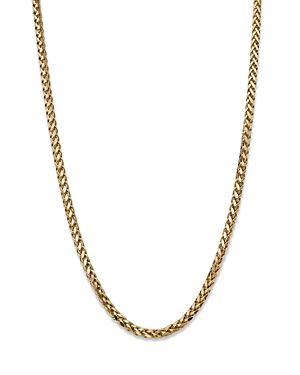 Men's Wheat Link Chain Necklace in 14K Yellow Gold, 24 - 100% Exclusive