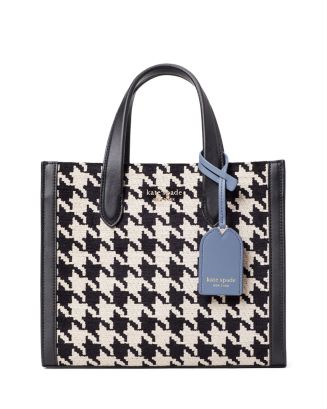 kate spade new york Manhattan Houndstooth Chenille Small Tote ...