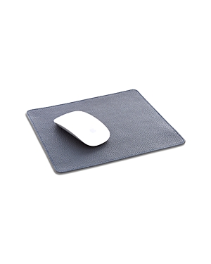 Royce New York Modern Leather Mouse Pad In Navy Blue