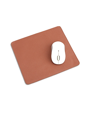 Royce New York Modern Leather Mouse Pad In Tan