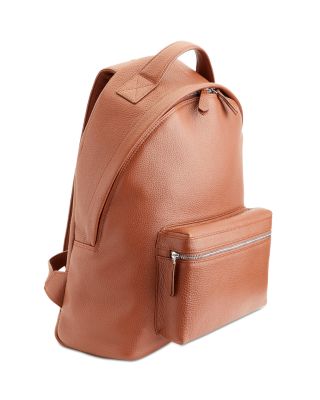 13" Laptop Pebbled Leather Backpack