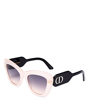 Dior Bobby B1u Butterfly Sunglasses, 52mm In Pink/blue Gradient