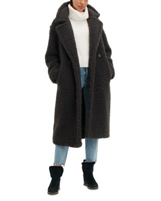 Gertrude Long Teddy Coat