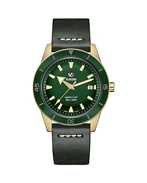 Shop Rado Captain Cook Watch, 42mm In Green/black