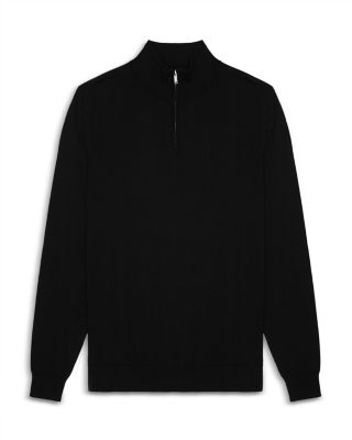 Blackhall Merino Funnel Neck Half Zip Pullover