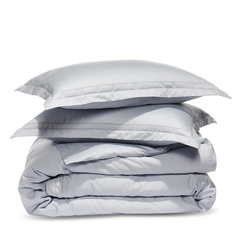 Hudson Park Collection 680-thread Count Cotton Sateen Duvet Cover Set, King - Exclusive In Gray
