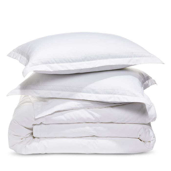 Hudson Park Collection 680Thread Count Cotton Sateen Duvet Cover Set