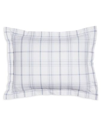 August Plaid Percale Standard Sham