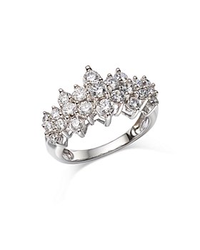 Bloomingdale's - Diamond Cluster Ring in 14K White Gold, 1.50 ct. t.w. - 100% Exclusive