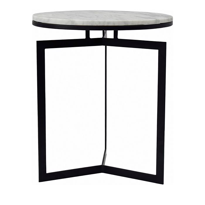 MOE'S HOME COLLECTION Sparrow & Wren Taryn Marble Top Accent Table