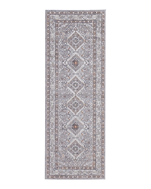Feizy Francisco 39gbf Runner Area Rug, 2'10 X 8' In Gray Rust