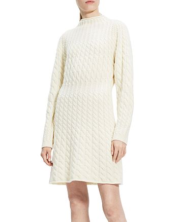 Theory - Cable Knit Sweater Dress