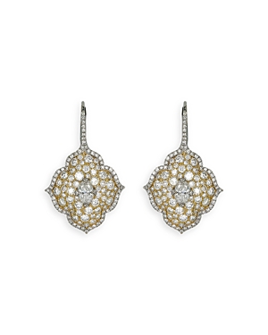 Piranesi 18K White & Yellow Gold Pacha Diamond Drop Earrings