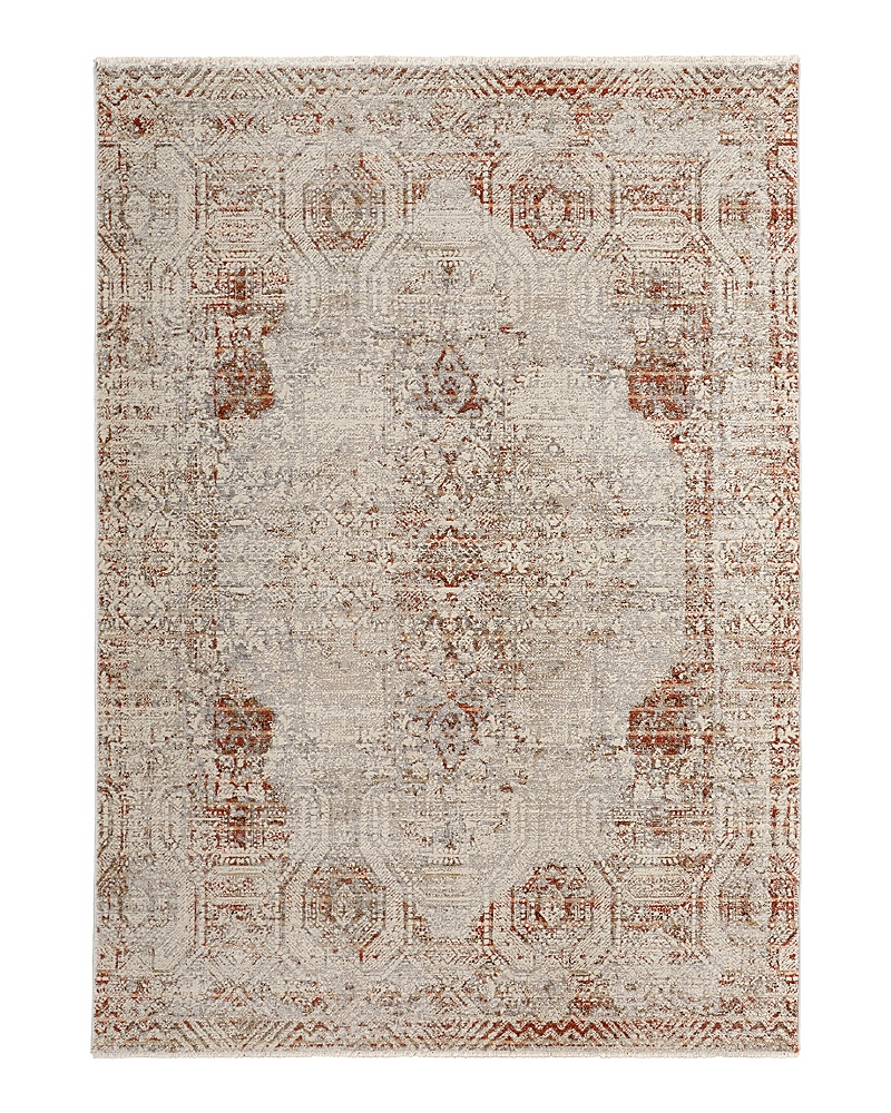 Feizy Kaia 39gkf Area Rug, 2' X 3' In Gray Rust