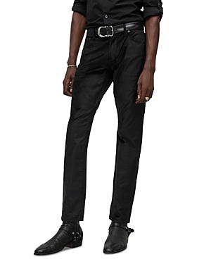 John Varvatos Slim Fit Velvet Jeans in Black